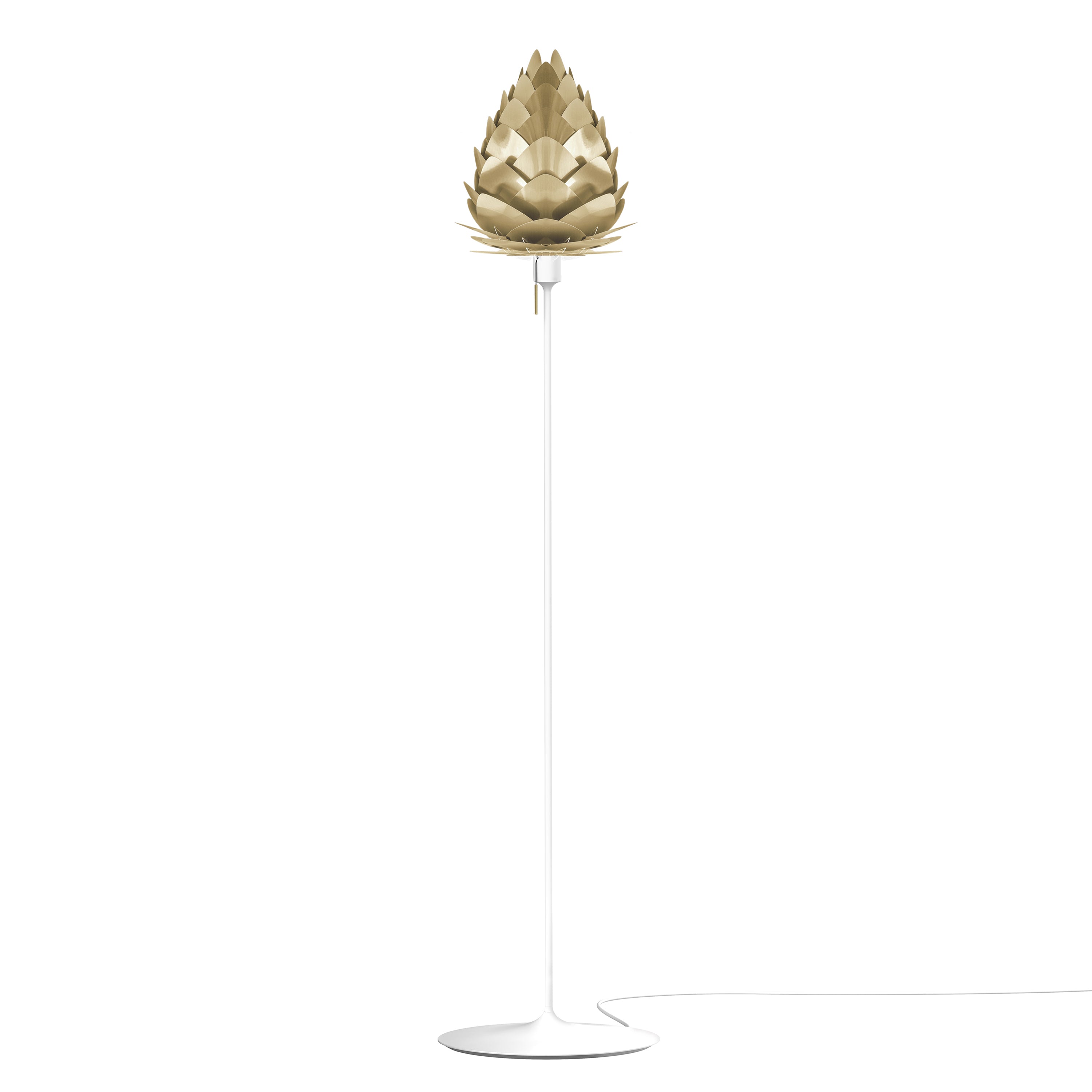 Conia Champagne Floor Lamp: Mini - 11.8