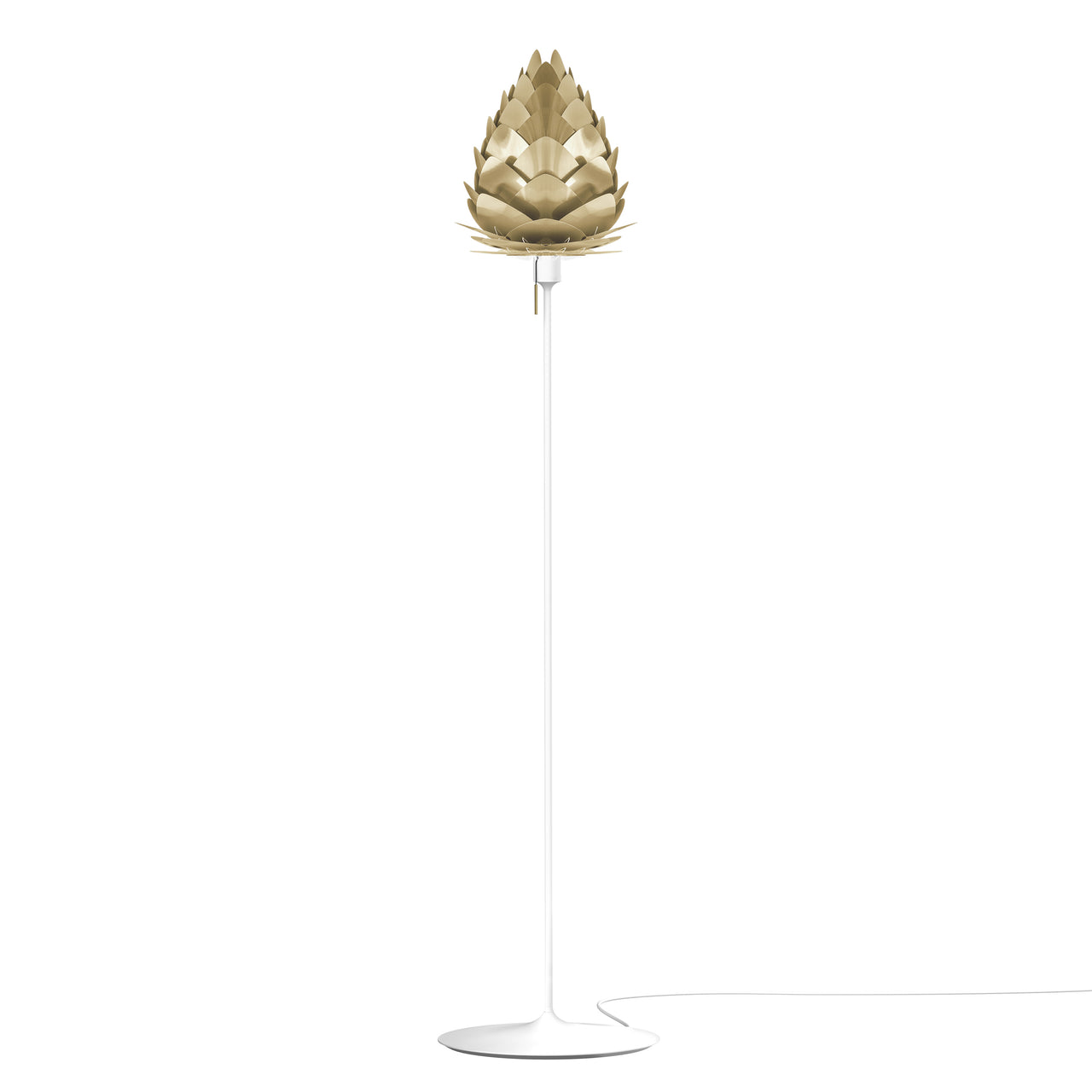 Conia Champagne Floor Lamp: Mini - 11.8