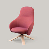Nebula Lounge Chair: Wood Base