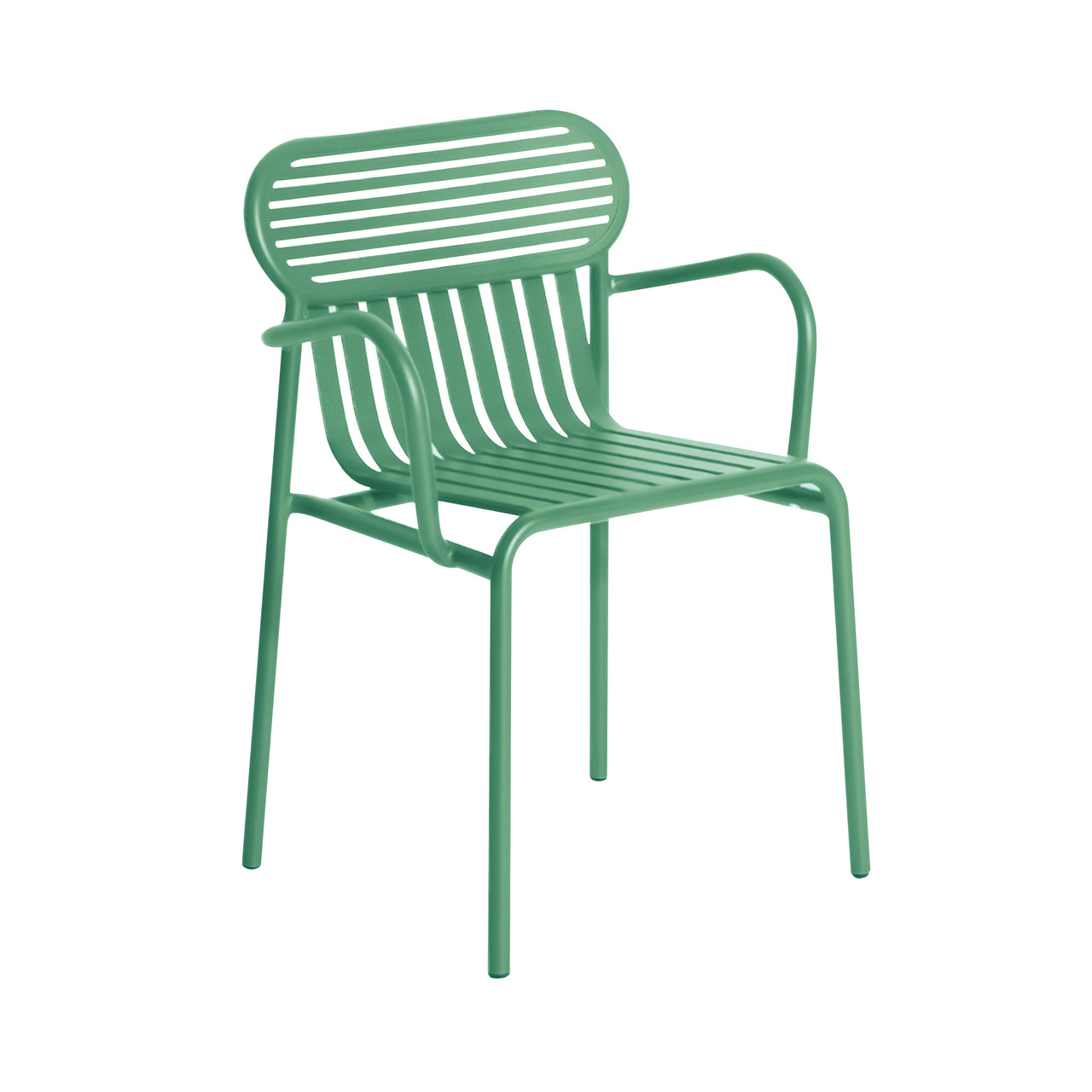 Week-End Stacking Armchair: Set of 2 + Mint Green + Without Cushion