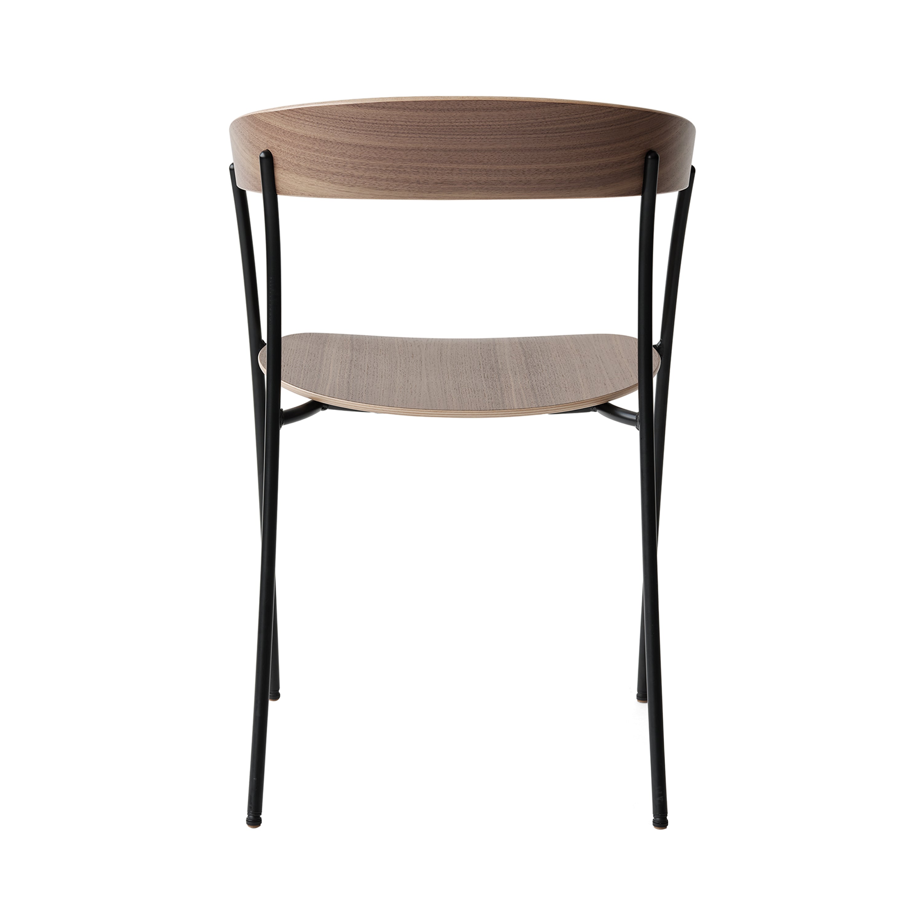 Missing Chair: Lacquered Walnut + With Arm