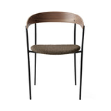Missing Chair: Upholstered + Lacquered Walnut + With Arm
