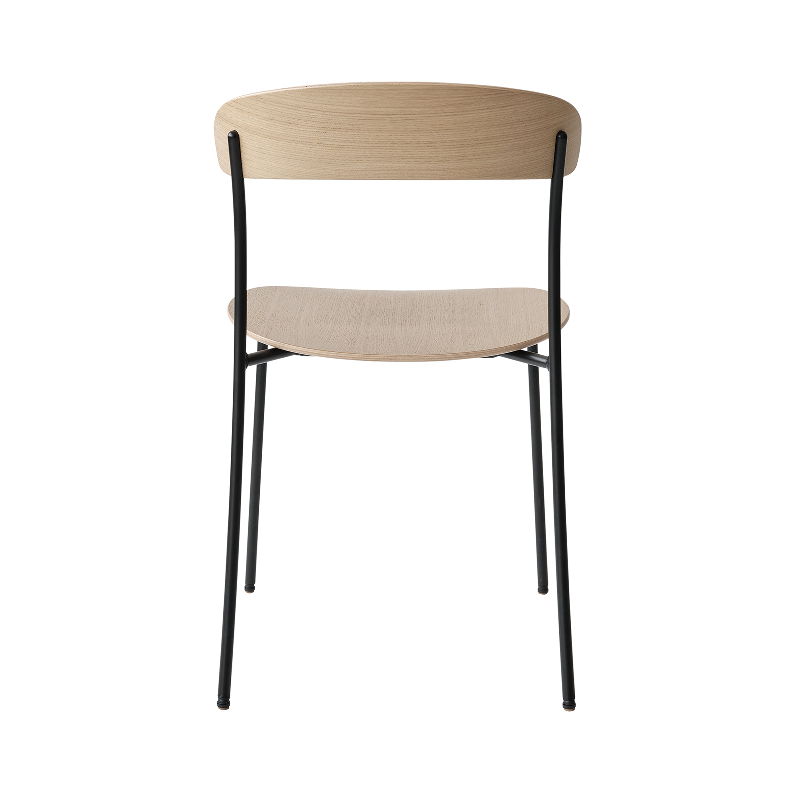 Missing Chair: Lacquered Oak + Without Arm