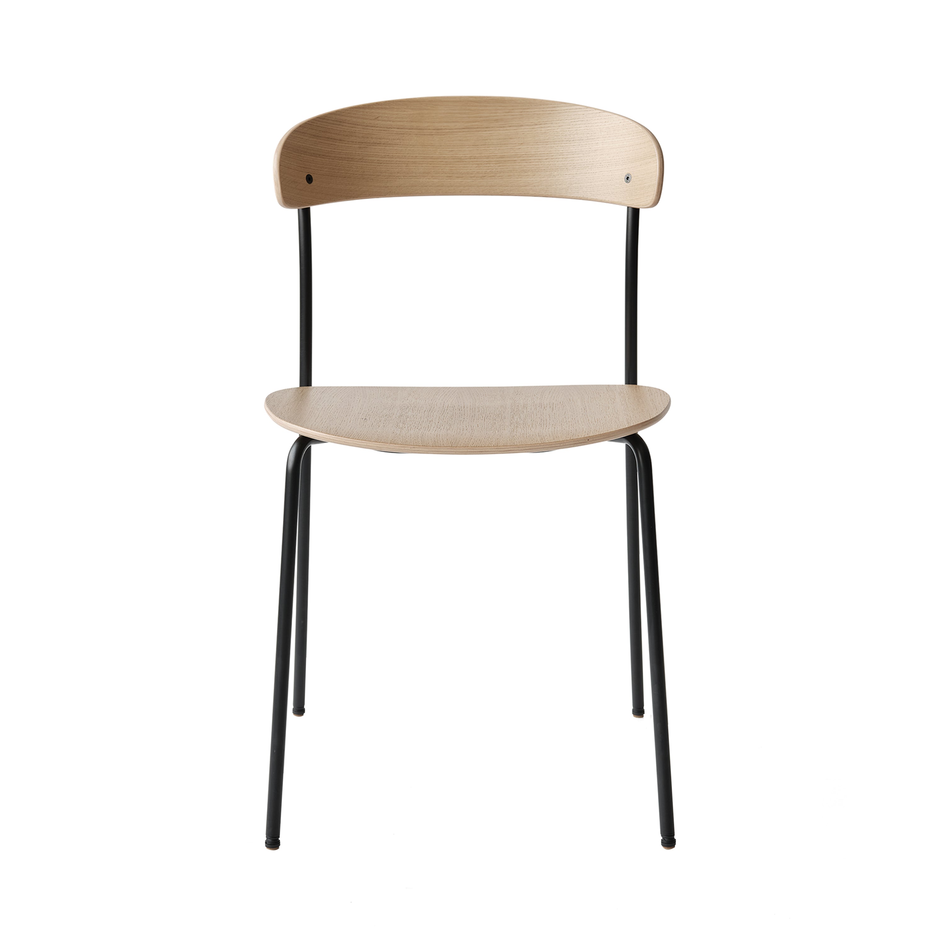 Missing Chair: Lacquered Oak + Without Arm