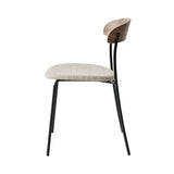 Missing Chair: Upholstered + Lacquered Oak + Without Arm