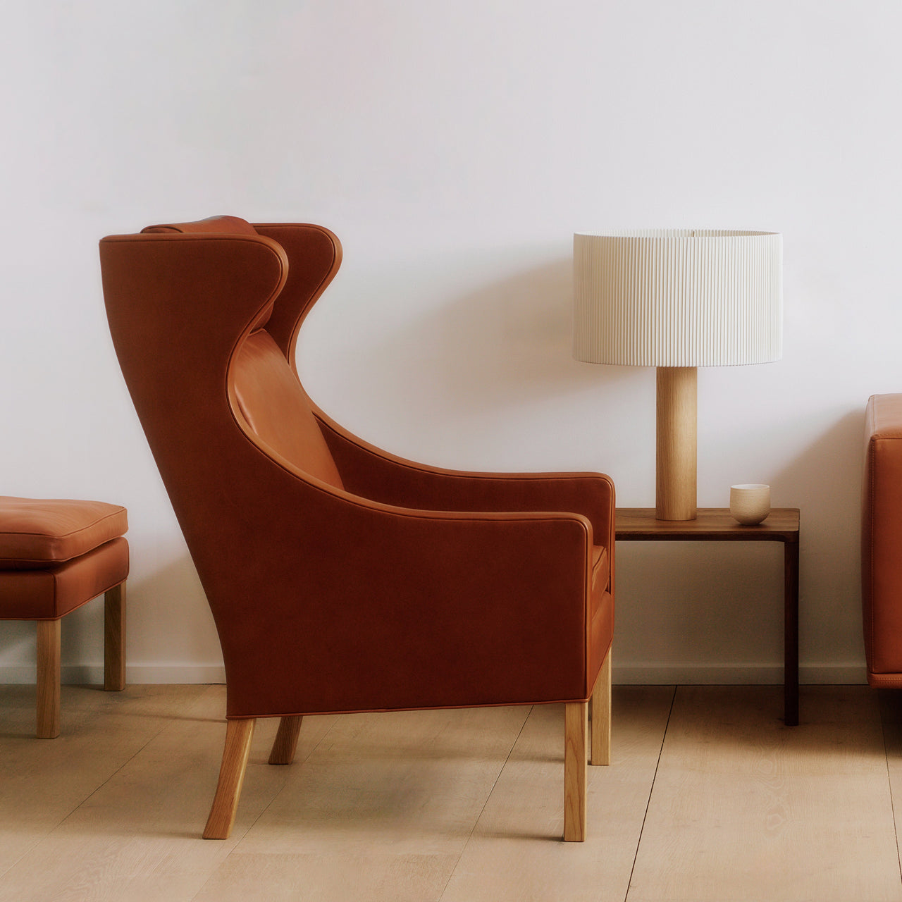 Mogensen 2204 Wing Chair: LS