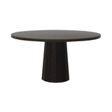 Container Round Table: Large + Bodhi Cover + Grey stained + Wenge