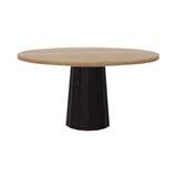 Container Round Table: Large + Bodhi Cover + Natural Oil + Wenge