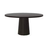Container Round Table: Large + Bodhi Cover + Wenge Stained + Grey