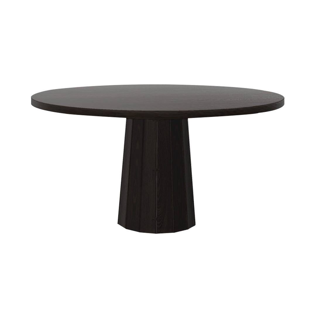 Container Round Table: Large + Bodhi Cover + Wenge Stained + Wenge