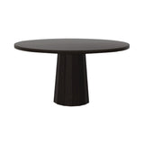 Container Round Table: Large + Bodhi Cover + Wenge Stained + Wenge