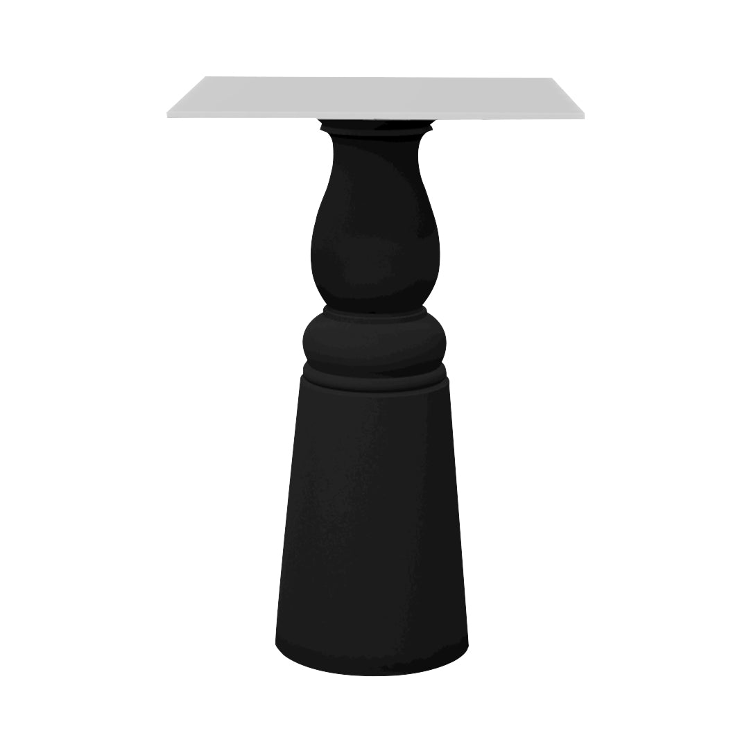 Container HPL Bar Table: New Antiques + Square + White + Black