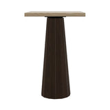 Container Bar Table: Bodhi Cover + Square + White Wash Stained + Cinnamon