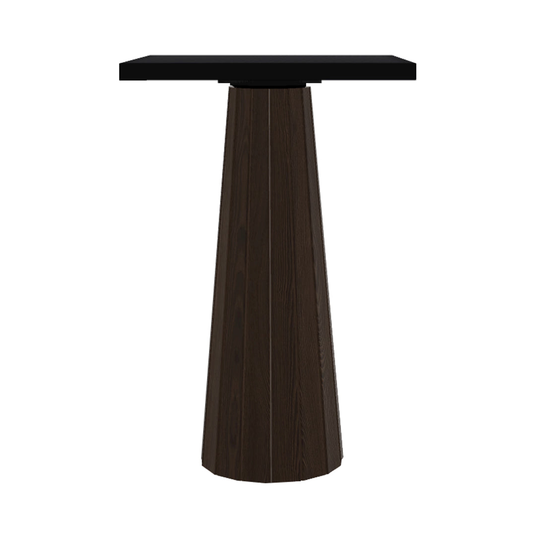 Container Bar Table: Bodhi Cover + Square + Black Stained + Cinnamon