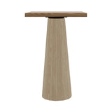 Container Bar Table: Bodhi Cover + Square + Natural Oil + White Wash