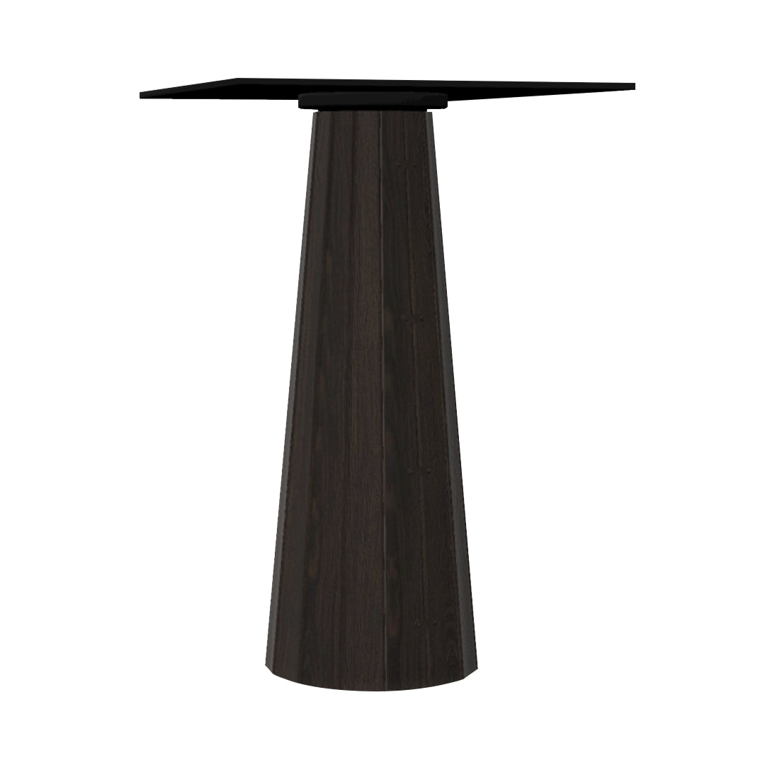 Container HPL Bar Table: Bodhi Cover + Square + Black+ Cinnamon