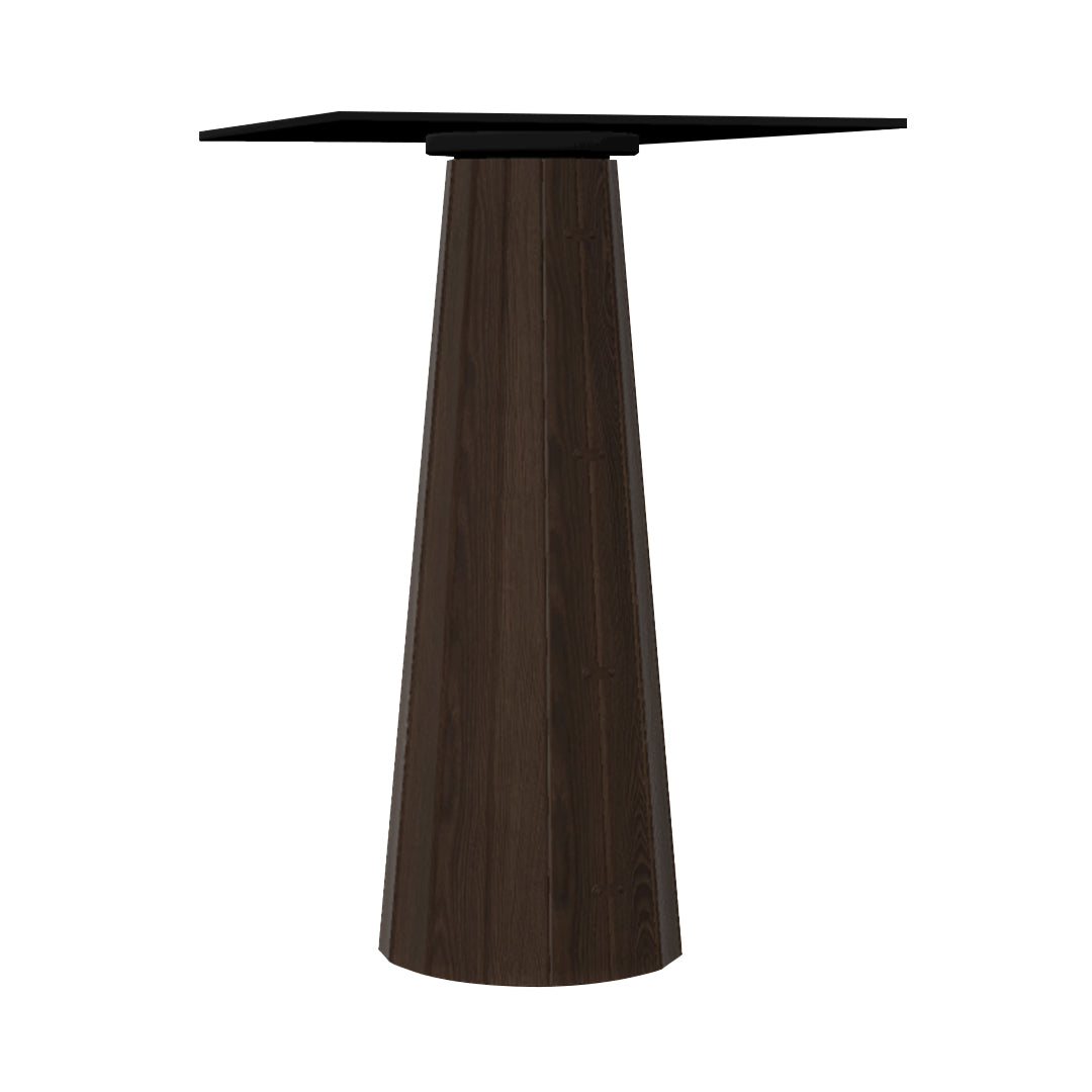 Container HPL Bar Table: Bodhi Cover + Square + Black + Cinnamon