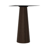 Container HPL Bar Table: Bodhi Cover + Square + White + Cinnamon