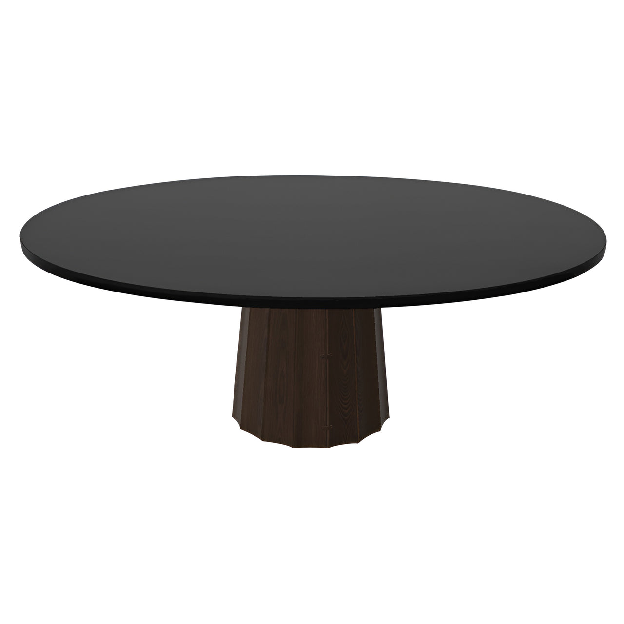 Container Oval Table: Small + Bodhi Cover + Jet Black + Cinnamon