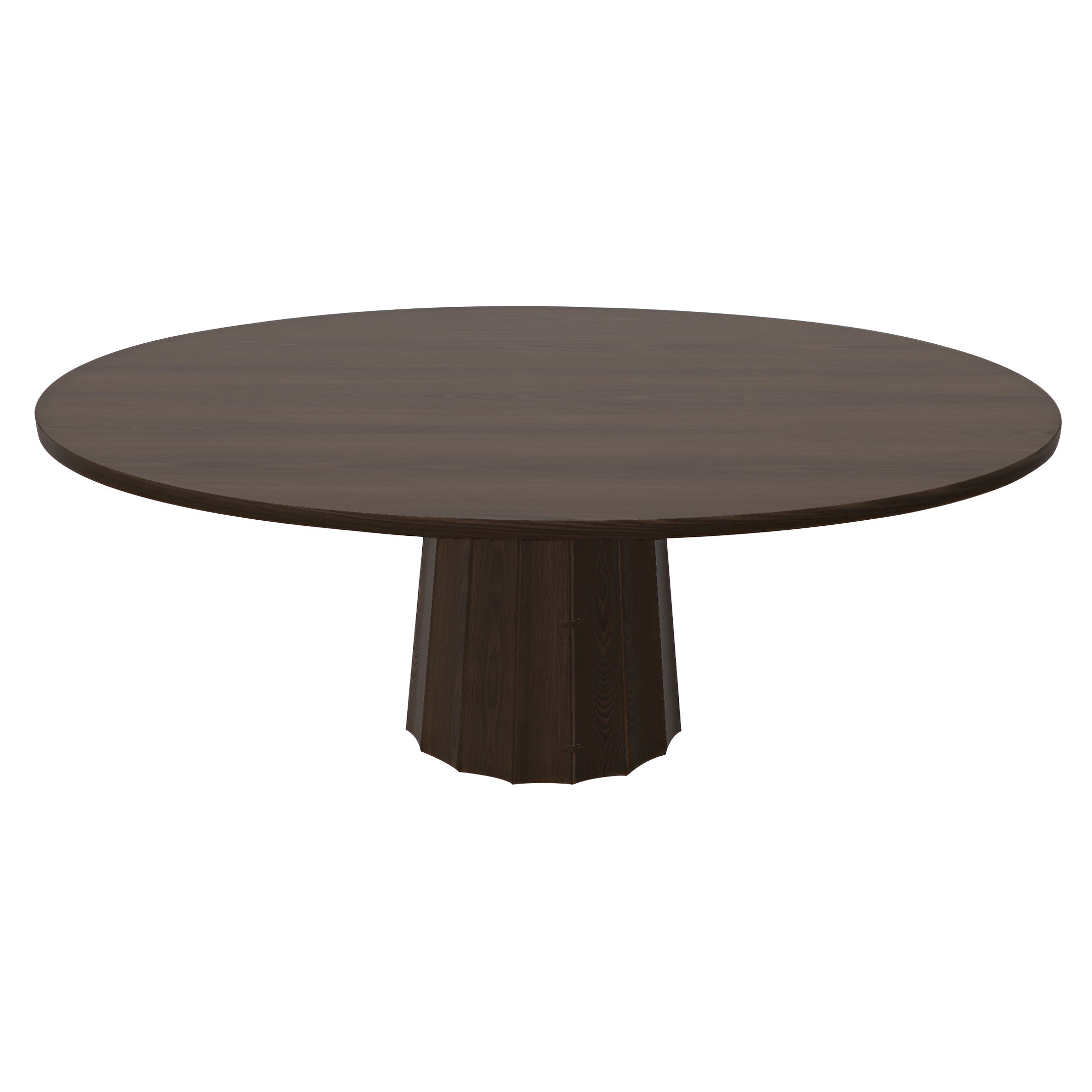 Container Oval Table: Small + Bodhi Cover + Cinnamon Stained + Cinnamon
