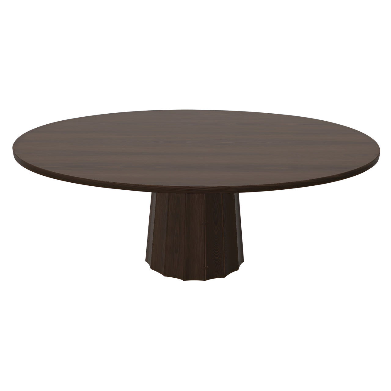 Container Oval Table: Small + Bodhi Cover + Cinnamon Stained + Cinnamon