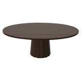 Container Oval Table: Small + Bodhi Cover + Cinnamon Stained + Cinnamon