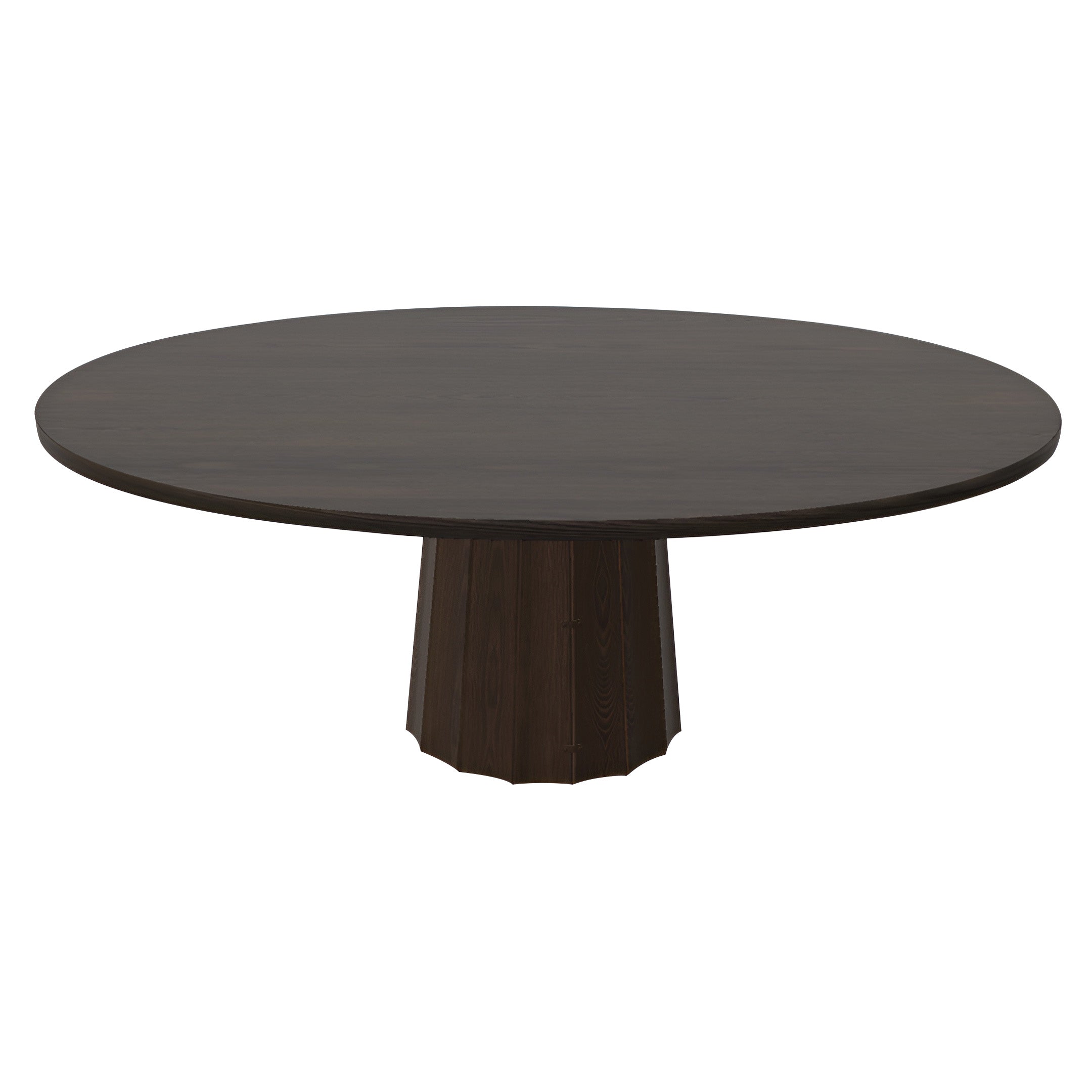 Container Oval Table: Small + Bodhi Cover + Grey Stained + Cinnamon