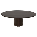 Container Oval Table: Small + Bodhi Cover + Grey Stained + Cinnamon