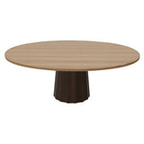 Container Oval Table: Small + Bodhi Cover + Natural Oil + Cinnamon