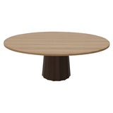 Container Oval Table: Small + Bodhi Cover + Natural Oil + Cinnamon