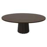 Container Oval Table: Small + Bodhi Cover + Cinnamon Stained + Wenge