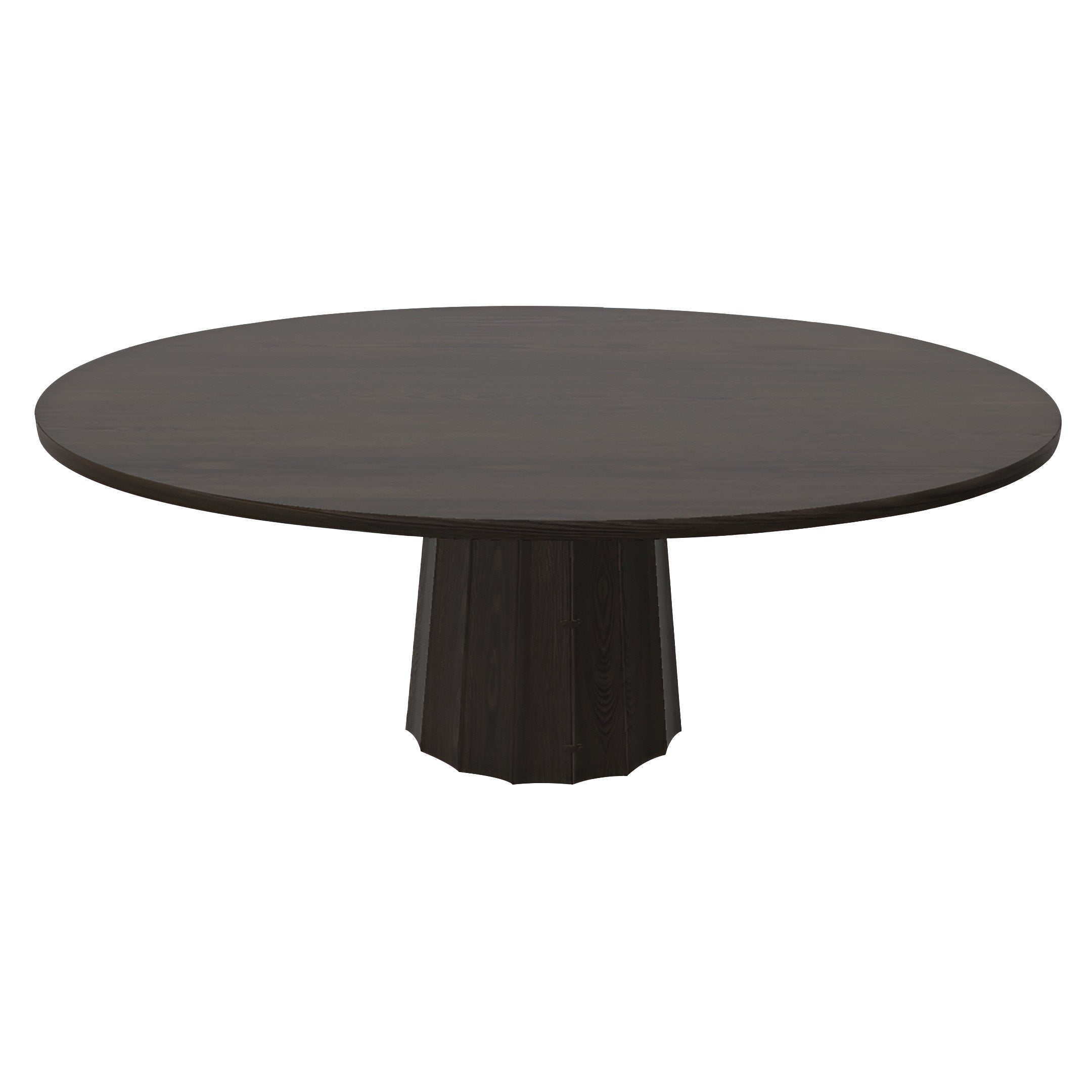 Container Oval Table: Small + Bodhi Cover + Wenge Stained + Wenge