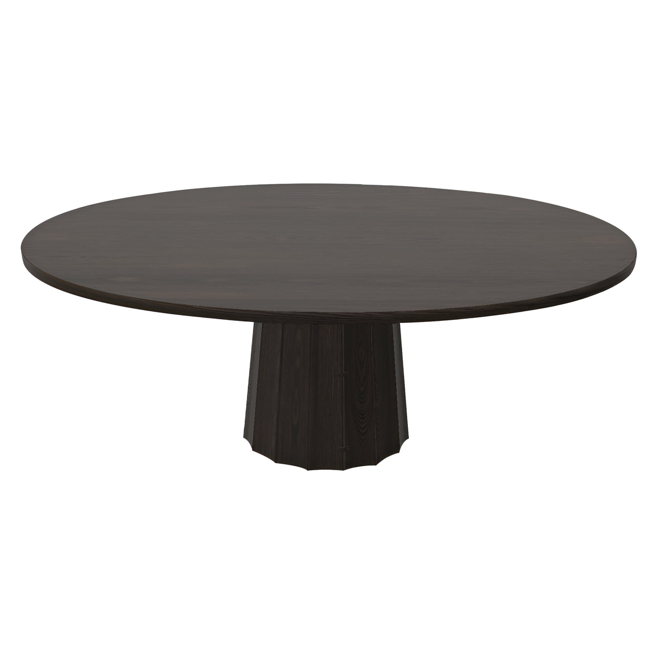 Container Oval Table: Small + Bodhi Cover + Wenge Stained + Wenge