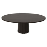 Container Oval Table: Small + Bodhi Cover + Wenge Stained + Wenge