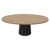 Container Oval Table: Small + Bodhi Cover + Natural Oil + Wenge