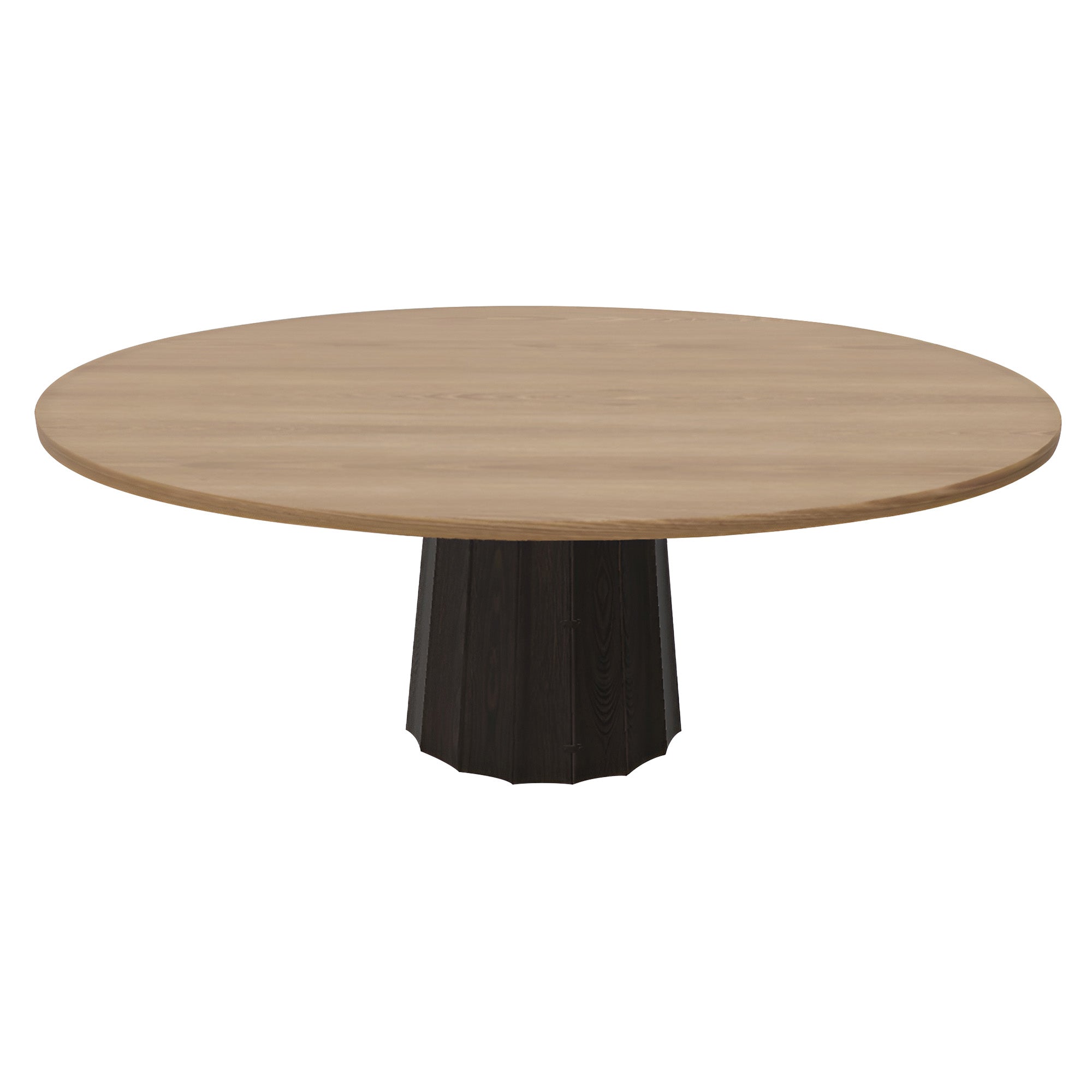 Container Oval Table: Small + Bodhi Cover + Natural Oil + Wenge