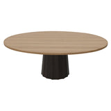 Container Oval Table: Small + Bodhi Cover + Natural Oil + Wenge