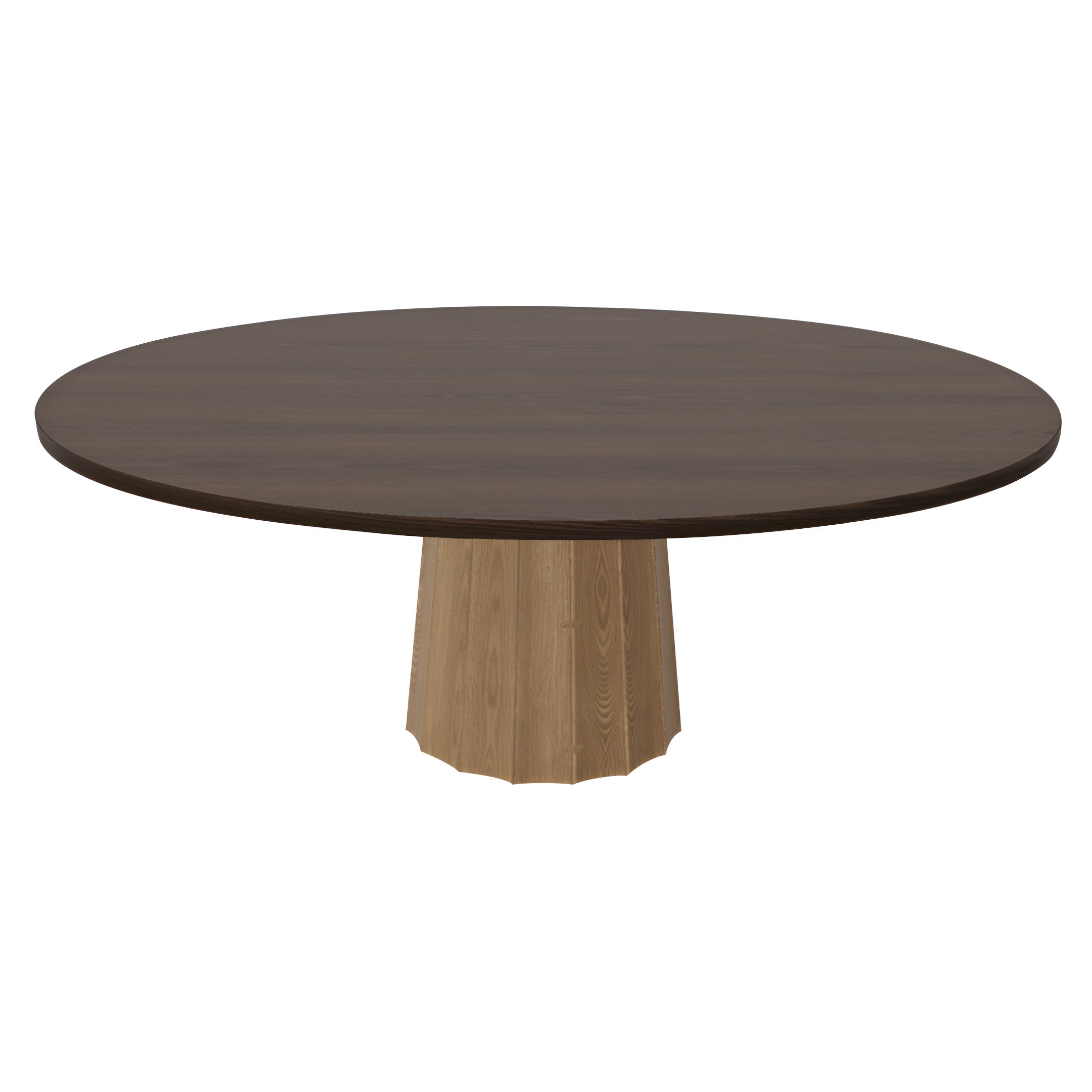Container Oval Table: Small + Bodhi Cover + Cinnamon Stained + Natural Oil