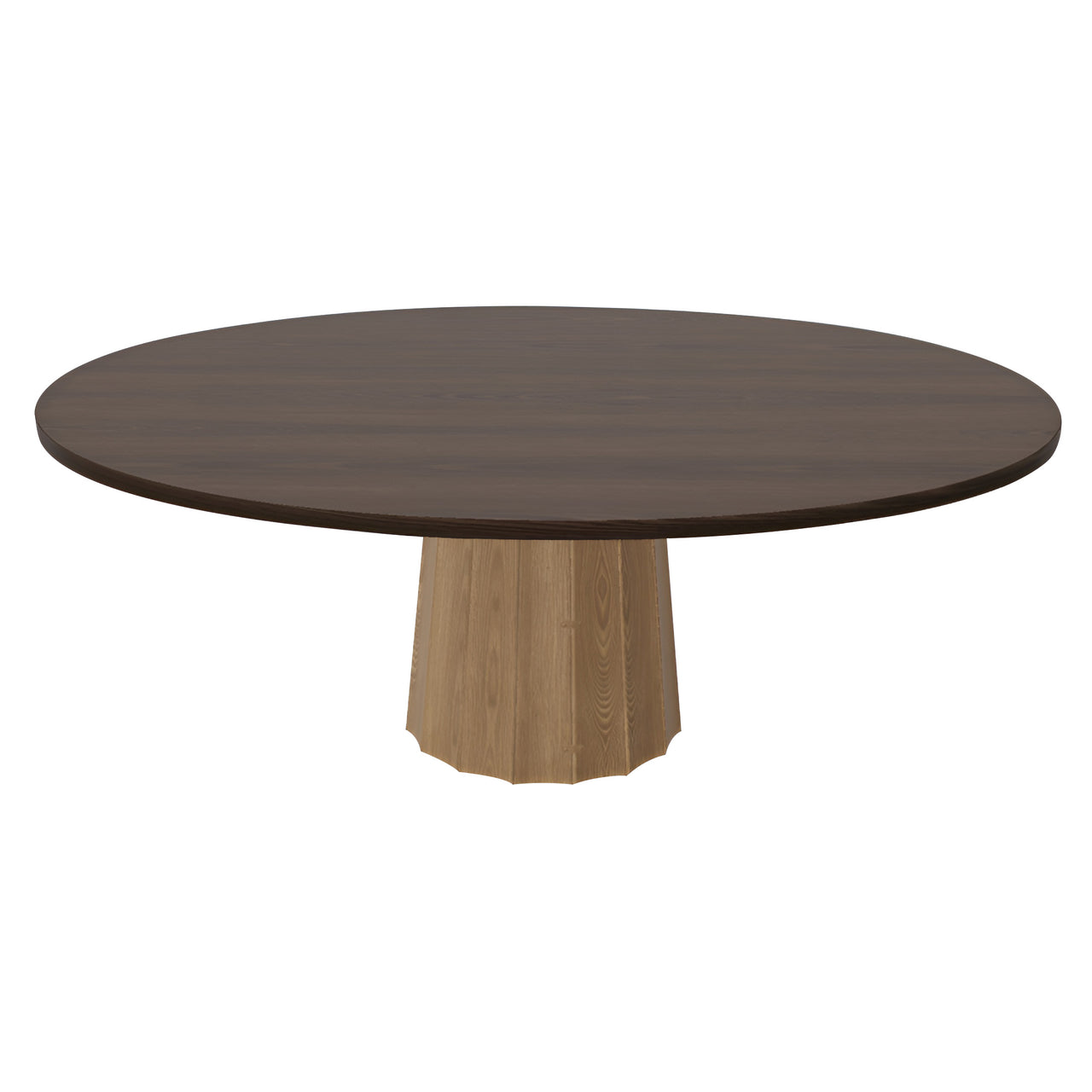 Container Oval Table: Small + Bodhi Cover + Cinnamon Stained + Natural Oil