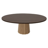 Container Oval Table: Small + Bodhi Cover + Cinnamon Stained + Natural Oil