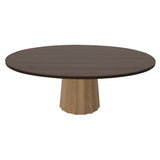 Container Oval Table: Small + Bodhi Cover + Cinnamon Stained + Natural Oil