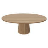 Container Oval Table: Small + Bodhi Cover + Natural Oil + Natural Oil