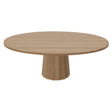 Container Oval Table: Small + Bodhi Cover + Natural Oil + Natural Oil