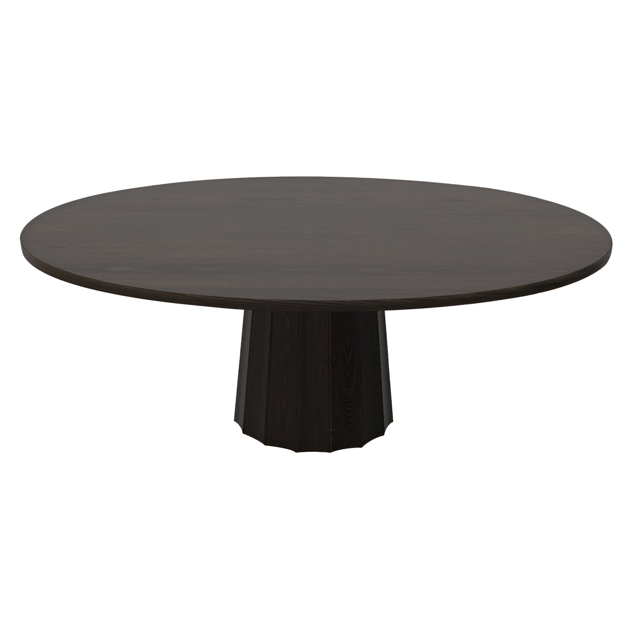 Container Oval Table: Small + Bodhi Cover + Grey Stained + Wenge