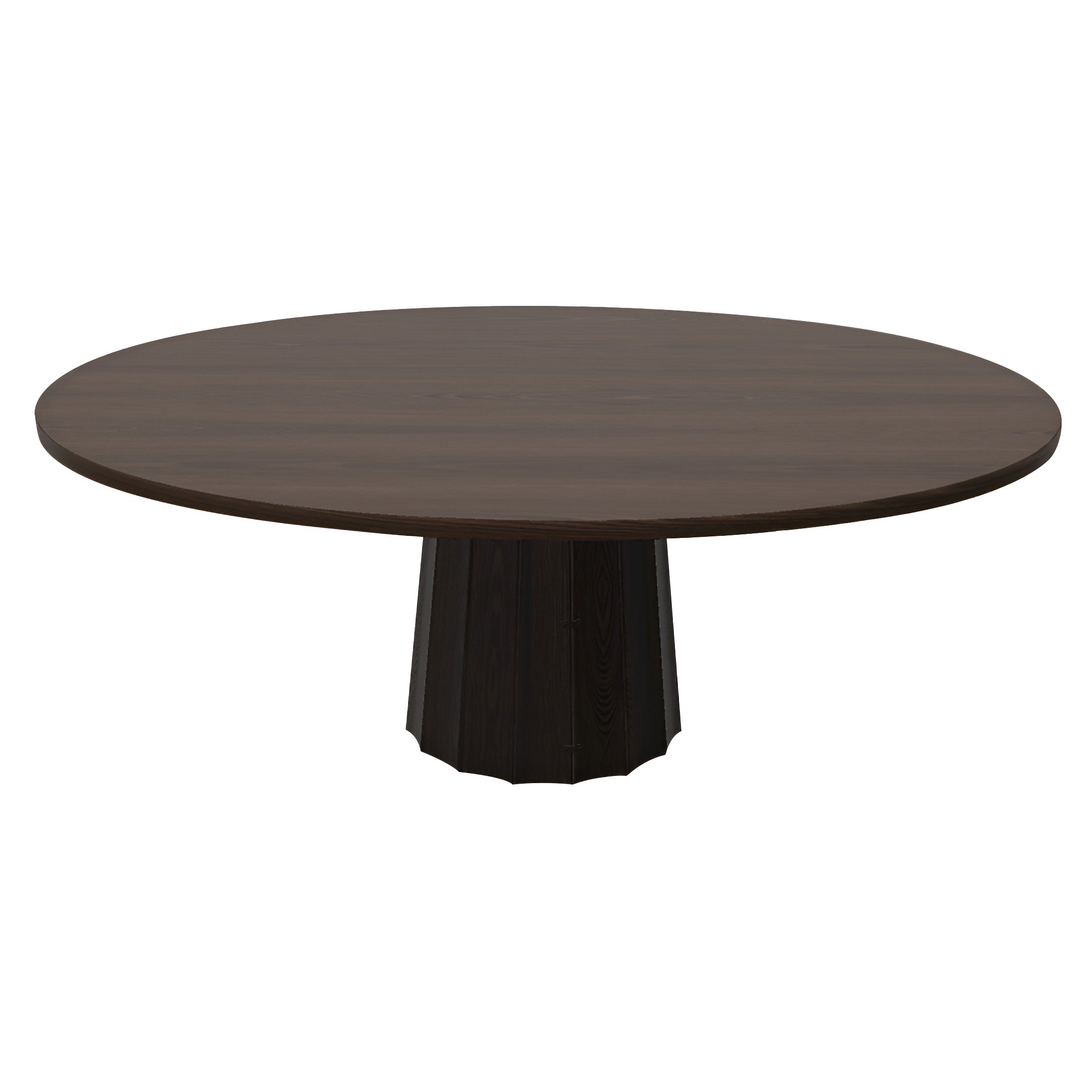 Container Oval Table: Small + Bodhi Cover + Cinnamon Stained + Grey