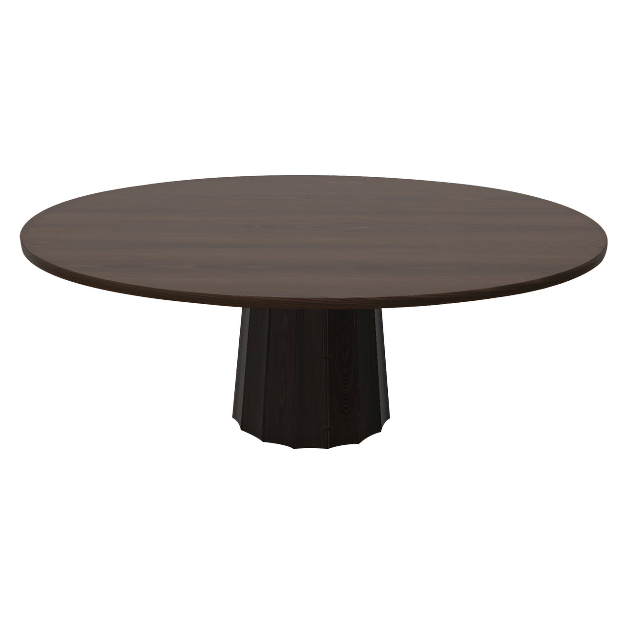 Container Oval Table: Small + Bodhi Cover + Cinnamon Stained + Grey