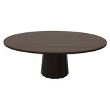Container Oval Table: Small + Bodhi Cover + Cinnamon Stained + Grey