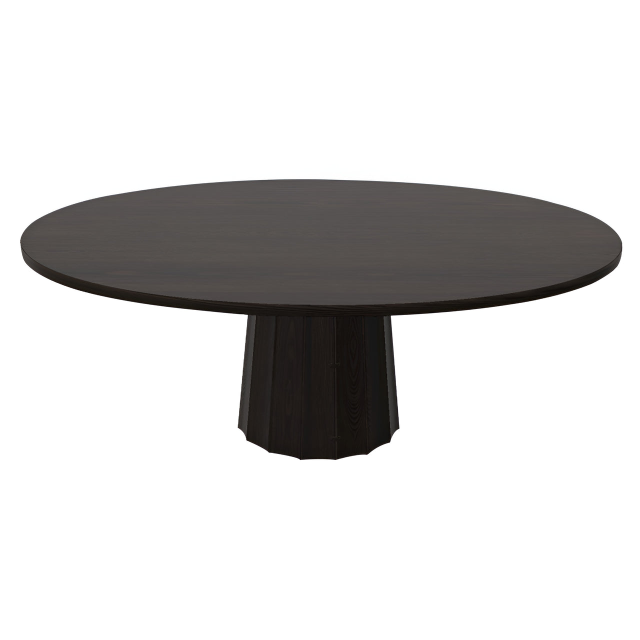 Container Oval Table: Small + Bodhi Cover + Wenge Stained + Wenge