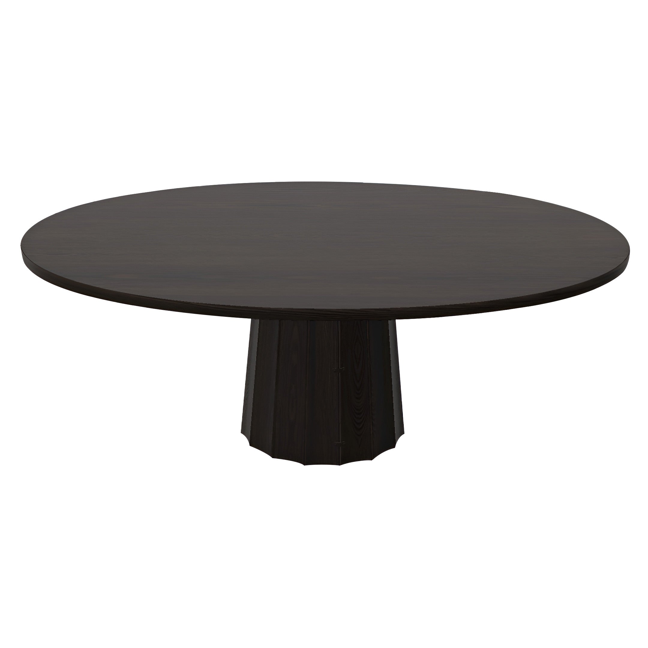 Container Oval Table: Small + Bodhi Cover + Wenge Stained + Wenge