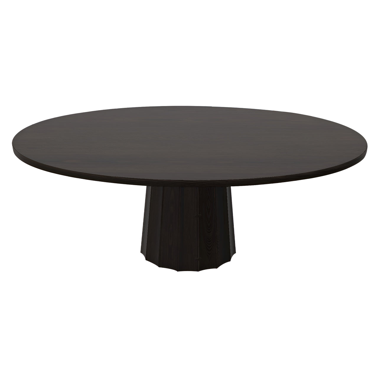 Container Oval Table: Small + Bodhi Cover + Wenge Stained + Wenge